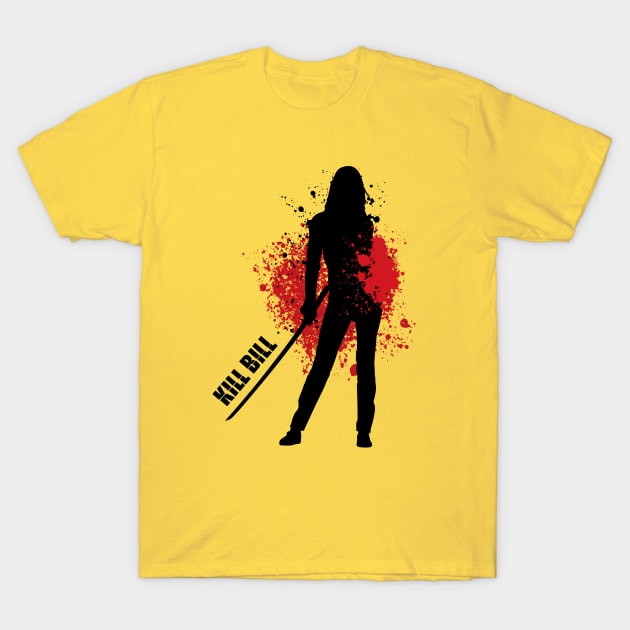 Kill Bill Tarantino Bloody Bride Design T-Shirt by TopTeesShop